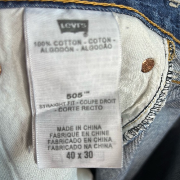 Levis 505 Straight Fit  40/30 - Picture 10 of 10